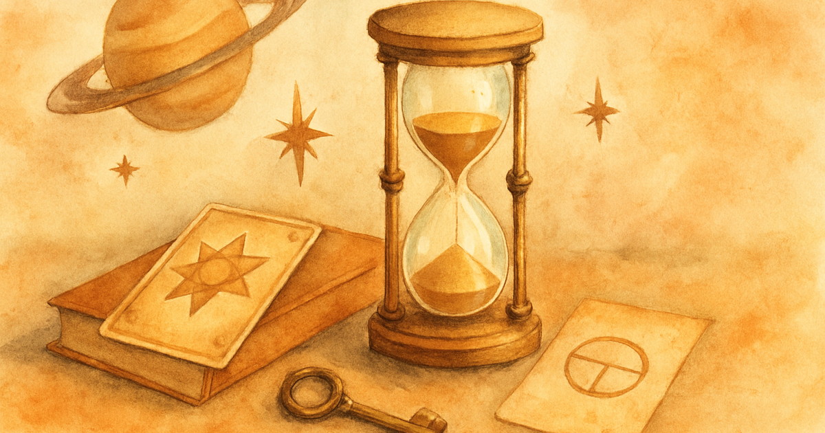 Saturn's Lessons on Patience and Structure