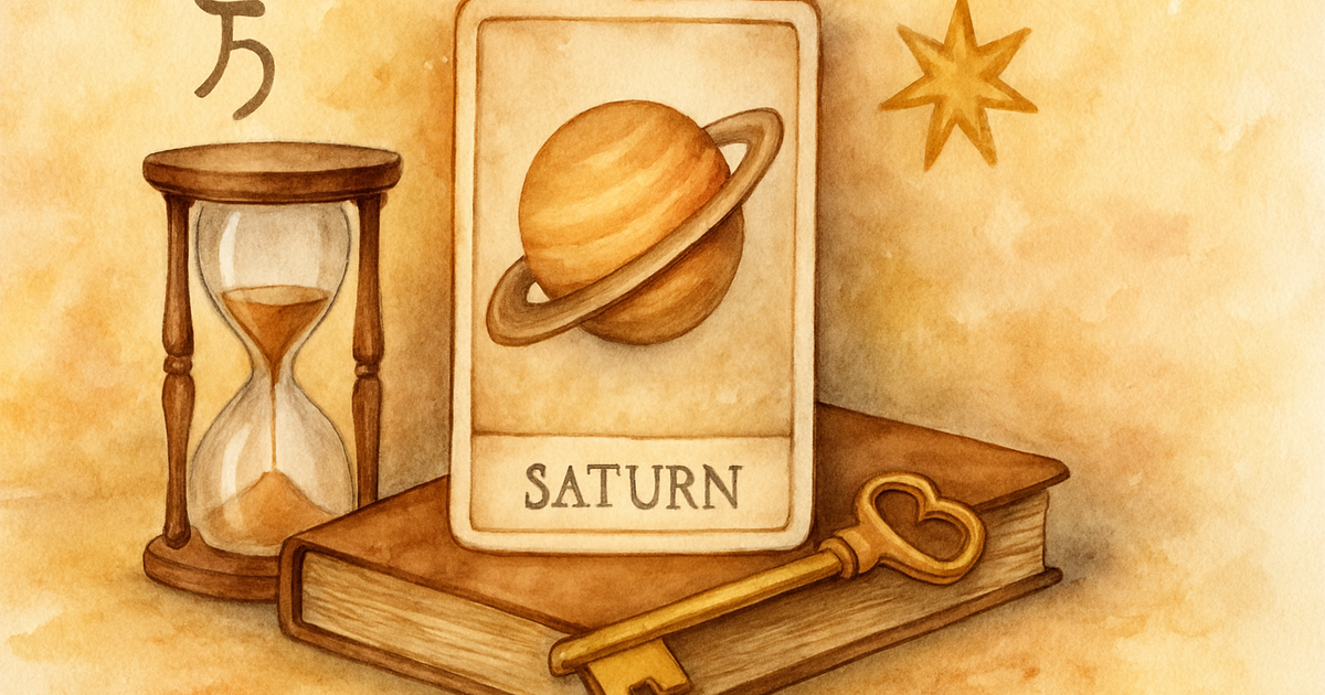 Saturn's Teachings on Patience and Structure
